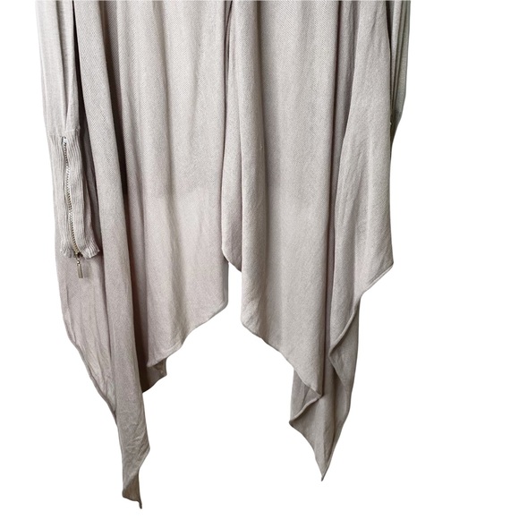 Y London Zipper Oversized Flowy Cardigan Lagenlook Medium - Picture 3 of 8